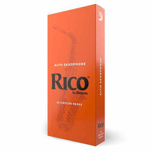 RICO Alto Saxophone Reeds Box of 25 Reeds ลิ้นอัลโตแซกโซโฟน