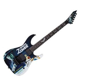 ESP LTD Kirk Hammett Signature White Zombie Electric Guitar Graphic