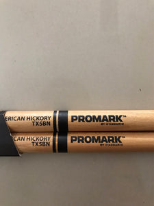 PROMARK TX5BN Hickory 5B Nylon Tip Drum Set Stick ไม้กลองชุดหัวไนลอน