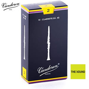 VANDOREN Traditional Bb Clarinet Reeds Box of 10 Reeds ลิ้นบีแฟลตคลาริเน็ต